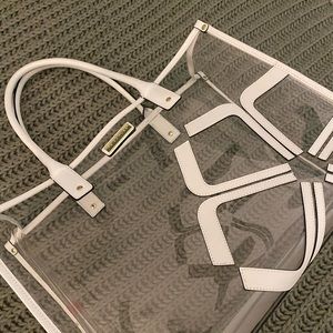 Trina Turk clear tote